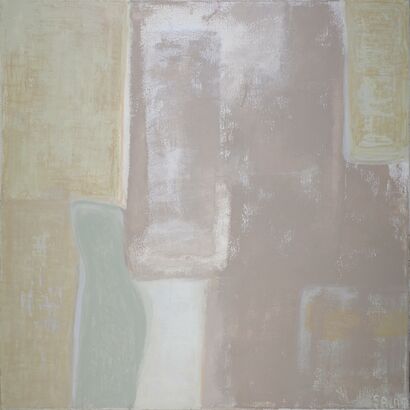  A trace in the steppe - a Paint Artowrk by Marisela Aguilar Salas